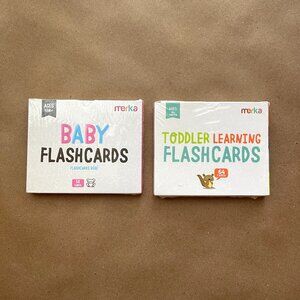 NEW ~ Black and White High Contrast Baby / Toddler Learning Flash Cards